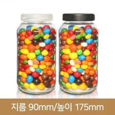 유리병 수제청병  고흥유자 1Kg(A)-플라스틱마개 70파이 12개(박스상품)