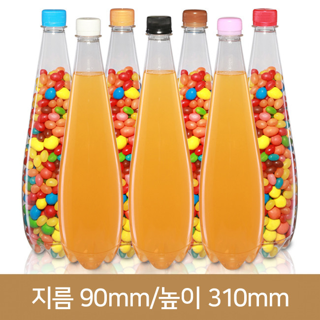 페트병 (28파이 브릿지마개)타워고급페트병1000ml  (A) 110개