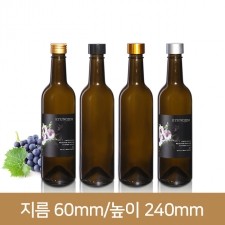 유리병 와인375ml(갈녹색,스크류) (A) 40개