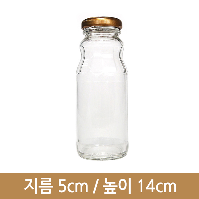 유리병 우유병 쥬스 180 ml (K) 120개