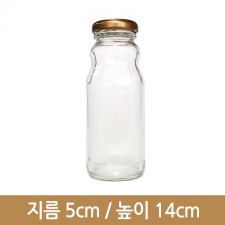 유리병 우유병 쥬스 180 ml (K) 120개(박스상품)