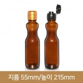 유리병 희성원형 270ml(갈색) (K) 40개