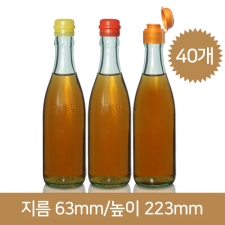 [추석특가]유리병 청참기름350ml 40개
